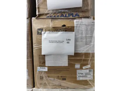LOTE 066 - 03 IMPRESSORAS MONO LASER_KYOCERA P3055DN E 02 MULTIFUNCIONAIS MONO LASER M3655IDN_KYOCERA ECOSYS. (NO ESTADO)