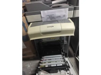 LOTE 034 - 03 MULTIFUNCIONAIS COLOR LASER_LEXMARK X748DE (RETIRADA DE PEÇAS). (NO ESTADO)