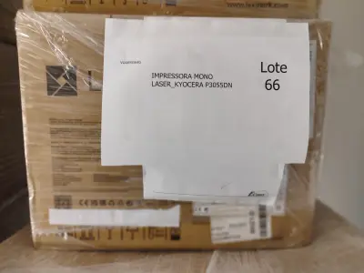 LOTE 066 - 03 IMPRESSORAS MONO LASER_KYOCERA P3055DN E 02 MULTIFUNCIONAIS MONO LASER M3655IDN_KYOCERA ECOSYS. (NO ESTADO)