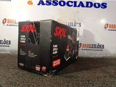 LOTE 342 - 01 PLAINA 3.14, MODELO1555 DE 550W DE POTÊNCIA E 220V MARCA SKIL. (NO ESTADO) ATENÇÃO! FAZER A VISITAÇÃO ANTES DE ARREMATAR, NÃO SABEMOS SE FUNCIONA. LEILÃO NÃO TEM GARANTIA E NEM DEVOLUÇÃO, SUJEITO A POSSÍVEIS AVARIAS VISÍVEIS/OCULTAS E/OU AUSÊNCIA DE COMPONENTES.