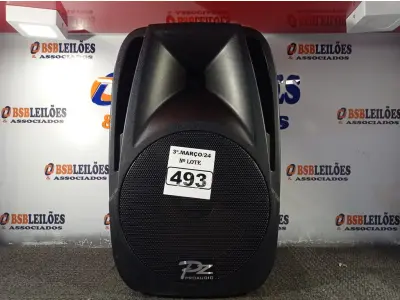 LOTE 493 - 01 CAIXA DE SOM PZ PROPASSIVE PRO ÁUDIO PX-12 (NOVA). (NO ESTADO) ATENÇÃO! FAZER A VISITAÇÃO ANTES DE ARREMATAR, NÃO SABEMOS SE FUNCIONA. LEILÃO NÃO TEM GARANTIA E NEM DEVOLUÇÃO, SUJEITO A POSSÍVEIS AVARIAS VISÍVEIS/OCULTAS E/OU AUSÊNCIA DE COMPONENTES.