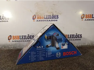 LOTE 358 - 01 NIVEL A LASER PARA LADRILHOS GTL 3 PROFISSIONAL MARCA BOSCH. (NOVO). (NO ESTADO) ATENÇÃO! FAZER A VISITAÇÃO ANTES DE ARREMATAR, NÃO SABEMOS SE FUNCIONA. LEILÃO NÃO TEM GARANTIA E NEM DEVOLUÇÃO, SUJEITO A POSSÍVEIS AVARIAS VISÍVEIS/OCULTAS E/OU AUSÊNCIA DE COMPONENTES.