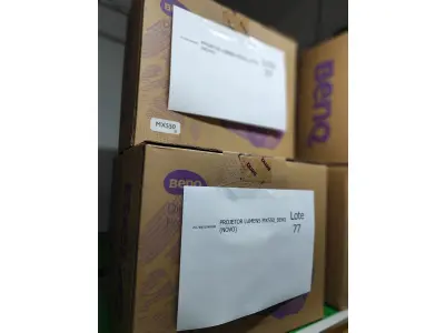 LOTE 077 - 03 PROJETORES LUMENS MX550_BENQ (NOVO). (NO ESTADO)