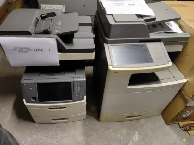 LOTE 007 - 01 MULTIFUNCIONAL MONO LASER_LEXMARK MX711DHE; 01 MULTIFUNCIONAL COLOR LASER_LEXMARK X792DE (NO ESTADO)