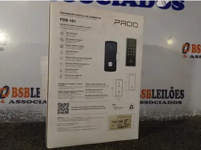 LOTE 350 - 01 FECHADURA DIGITAL FDS-101 EP MARCA PADO. (NOVO). (NO ESTADO) ATENÇÃO! FAZER A VISITAÇÃO ANTES DE ARREMATAR, NÃO SABEMOS SE FUNCIONA. LEILÃO NÃO TEM GARANTIA E NEM DEVOLUÇÃO, SUJEITO A POSSÍVEIS AVARIAS VISÍVEIS/OCULTAS E/OU AUSÊNCIA DE COMPONENTES.