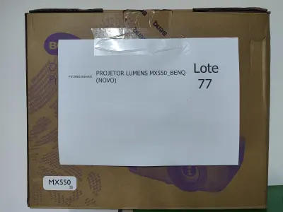 LOTE 077 - 03 PROJETORES LUMENS MX550_BENQ (NOVO). (NO ESTADO)