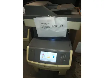 LOTE 034 - 03 MULTIFUNCIONAIS COLOR LASER_LEXMARK X748DE (RETIRADA DE PEÇAS). (NO ESTADO)