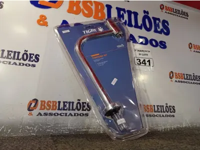 LOTE 341 - 01 TORNEIRA PARA LAVATÓRIO BRANCA ALTA GIOIA CR DN15 TIGRE. (NO ESTADO) ATENÇÃO! FAZER A VISITAÇÃO ANTES DE ARREMATAR, NÃO SABEMOS SE FUNCIONA. LEILÃO NÃO TEM GARANTIA E NEM DEVOLUÇÃO, SUJEITO A POSSÍVEIS AVARIAS VISÍVEIS/OCULTAS E/OU AUSÊNCIA DE COMPONENTES.