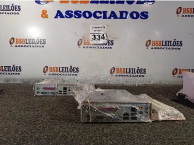 LOTE 334 - 02 PLACAS MÃE MARCAS E MODELOS DIVERSOS. (NO ESTADO) ATENÇÃO! FAZER A VISITAÇÃO ANTES DE ARREMATAR, NÃO SABEMOS SE FUNCIONA. LEILÃO NÃO TEM GARANTIA E NEM DEVOLUÇÃO, SUJEITO A POSSÍVEIS AVARIAS VISÍVEIS/OCULTAS E/OU AUSÊNCIA DE COMPONENTES.