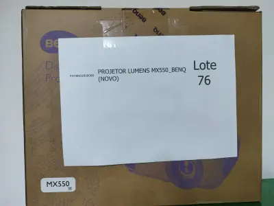 LOTE 076 - 02 PROJETORES LUMENS MX550_BENQ (NOVO). (NO ESTADO)