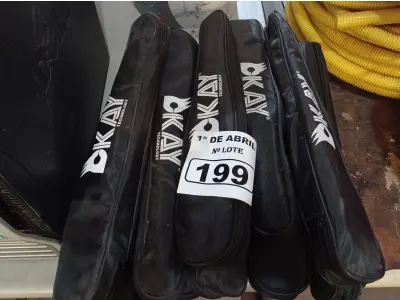 LOTE 199 - 10 DETECTORES DE METAIS. (NO ESTADO) ATENÇÃO! FAZER A VISITAÇÃO ANTES DE ARREMATAR, NÃO SABEMOS SE FUNCIONA. LEILÃO NÃO TEM GARANTIA E NEM DEVOLUÇÃO, SUJEITO A POSSÍVEIS AVARIAS VISÍVEIS/OCULTAS E/OU AUSÊNCIA DE COMPONENTES.