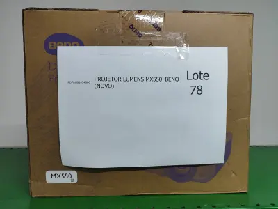 LOTE 078 - 08 PROJETORES LUMENS MX550_BENQ (NOVO). (NO ESTADO)