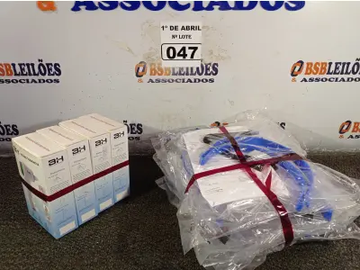 LOTE 047 - 10 MÁSCARAS DE PROTEÇÃO E 04 TERMÔMETROS DIGITAIS. (NO ESTADO) ATENÇÃO! FAZER A VISITAÇÃO ANTES DE ARREMATAR, NÃO SABEMOS SE FUNCIONA. LEILÃO NÃO TEM GARANTIA E NEM DEVOLUÇÃO, SUJEITO A POSSÍVEIS AVARIAS VISÍVEIS/OCULTAS E/OU AUSÊNCIA DE COMPONENTES.