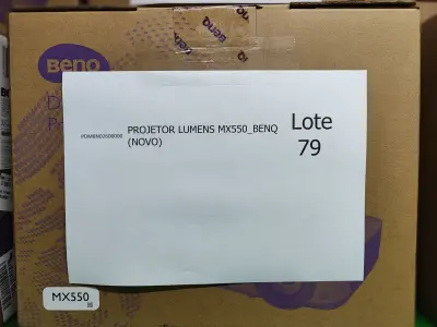 LOTE 079 - 13 PROJETORES LUMENS MX550_BENQ (NOVO). (NO ESTADO)