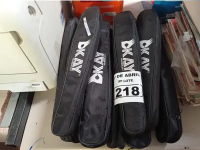 LOTE 218 - 10 DETECTORES DE METAIS. (NO ESTADO) ATENÇÃO! FAZER A VISITAÇÃO ANTES DE ARREMATAR, NÃO SABEMOS SE FUNCIONA. LEILÃO NÃO TEM GARANTIA E NEM DEVOLUÇÃO, SUJEITO A POSSÍVEIS AVARIAS VISÍVEIS/OCULTAS E/OU AUSÊNCIA DE COMPONENTES.