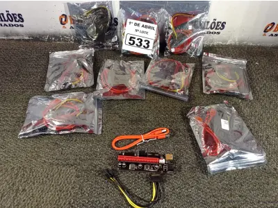 LOTE 533 - 01 LOTE COM VÁRIAS PLACAS PCI USB. (NO ESTADO) ATENÇÃO! FAZER A VISITAÇÃO ANTES DE ARREMATAR, NÃO SABEMOS SE FUNCIONA. LEILÃO NÃO TEM GARANTIA E NEM DEVOLUÇÃO, SUJEITO A POSSÍVEIS AVARIAS VISÍVEIS/OCULTAS E/OU AUSÊNCIA DE COMPONENTES.