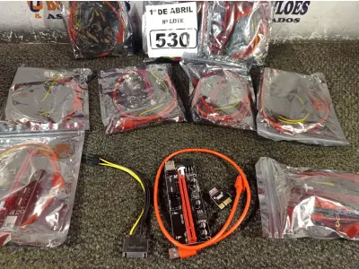 LOTE 530 - 01 LOTE COM VÁRIAS PLACAS PCI USB. (NO ESTADO) ATENÇÃO! FAZER A VISITAÇÃO ANTES DE ARREMATAR, NÃO SABEMOS SE FUNCIONA. LEILÃO NÃO TEM GARANTIA E NEM DEVOLUÇÃO, SUJEITO A POSSÍVEIS AVARIAS VISÍVEIS/OCULTAS E/OU AUSÊNCIA DE COMPONENTES.