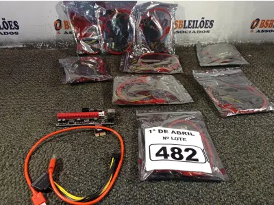 LOTE 482 - 01 LOTE COM VÁRIAS PLACAS PCI USB. (NO ESTADO) ATENÇÃO! FAZER A VISITAÇÃO ANTES DE ARREMATAR, NÃO SABEMOS SE FUNCIONA. LEILÃO NÃO TEM GARANTIA E NEM DEVOLUÇÃO, SUJEITO A POSSÍVEIS AVARIAS VISÍVEIS/OCULTAS E/OU AUSÊNCIA DE COMPONENTES.