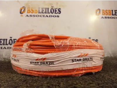 LOTE 388 - 01 ROLO DE CABO FLEXÍVEL 100M 4MM NA COR VERMELHA(NOVO). (NO ESTADO) ATENÇÃO! FAZER A VISITAÇÃO ANTES DE ARREMATAR, NÃO SABEMOS SE FUNCIONA. LEILÃO NÃO TEM GARANTIA E NEM DEVOLUÇÃO, SUJEITO A POSSÍVEIS AVARIAS VISÍVEIS/OCULTAS E/OU AUSÊNCIA DE COMPONENTES.