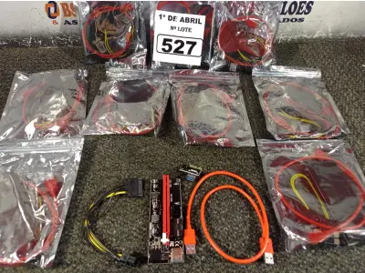 LOTE 527 - 01 LOTE COM VÁRIAS PLACAS PCI USB. (NO ESTADO) ATENÇÃO! FAZER A VISITAÇÃO ANTES DE ARREMATAR, NÃO SABEMOS SE FUNCIONA. LEILÃO NÃO TEM GARANTIA E NEM DEVOLUÇÃO, SUJEITO A POSSÍVEIS AVARIAS VISÍVEIS/OCULTAS E/OU AUSÊNCIA DE COMPONENTES.