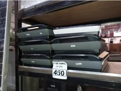 LOTE 450 - 06 SCANNERS MARCAS E MODELOS DIVERSOS. (NO ESTADO) ATENÇÃO! FAZER A VISITAÇÃO ANTES DE ARREMATAR, NÃO SABEMOS SE FUNCIONA. LEILÃO NÃO TEM GARANTIA E NEM DEVOLUÇÃO, SUJEITO A POSSÍVEIS AVARIAS VISÍVEIS/OCULTAS E/OU AUSÊNCIA DE COMPONENTES.