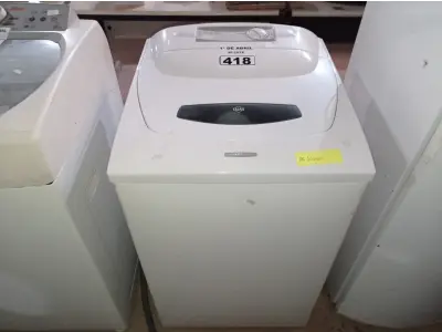 LOTE 418 - 01 LAVADORA MARCA BRASTEMP 220V. (NO ESTADO) ATENÇÃO! FAZER A VISITAÇÃO ANTES DE ARREMATAR, NÃO SABEMOS SE FUNCIONA. LEILÃO NÃO TEM GARANTIA E NEM DEVOLUÇÃO, SUJEITO A POSSÍVEIS AVARIAS VISÍVEIS/OCULTAS E/OU AUSÊNCIA DE COMPONENTES.
