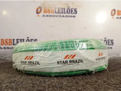 LOTE 365 - 01 ROLO DE CABO FLEXÍVEL 100M 4MM NA COR VERDE(NOVO). (NO ESTADO) ATENÇÃO! FAZER A VISITAÇÃO ANTES DE ARREMATAR, NÃO SABEMOS SE FUNCIONA. LEILÃO NÃO TEM GARANTIA E NEM DEVOLUÇÃO, SUJEITO A POSSÍVEIS AVARIAS VISÍVEIS/OCULTAS E/OU AUSÊNCIA DE COMPONENTES.