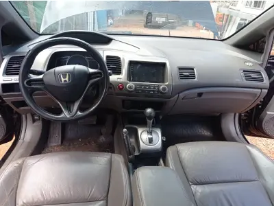 LOTE 537 - 01 HONDA/CIVIC LXS, ANO 2008, COR PRETA, FLEX (NO ESTADO)