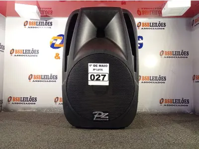 LOTE 027 - 01 CAIXA DE SOM PZ PROPASSIVE PRO ÁUDIO PX-12 (NOVA). (NO ESTADO) ATENÇÃO! FAZER A VISITAÇÃO ANTES DE ARREMATAR, NÃO SABEMOS SE FUNCIONA. LEILÃO NÃO TEM GARANTIA E NEM DEVOLUÇÃO, SUJEITO A POSSÍVEIS AVARIAS VISÍVEIS/OCULTAS E/OU AUSÊNCIA DE COMPONENTES.