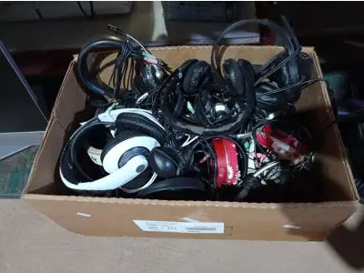 LOTE 034 - 01 LOTE COM VÁRIOS FONES DE OUVIDO MARCAS E MODELOS DIVERSOS. (NO ESTADO) ATENÇÃO! FAZER A VISITAÇÃO ANTES DE ARREMATAR, NÃO SABEMOS SE FUNCIONA. LEILÃO NÃO TEM GARANTIA E NEM DEVOLUÇÃO, SUJEITO A POSSÍVEIS AVARIAS VISÍVEIS/OCULTAS E/OU AUSÊNCIA DE COMPONENTES.