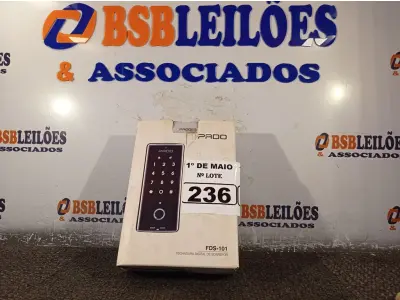 LOTE 236 - 01 FECHADURA DIGITAL FDS-101 EP MARCA PADO. (NOVA). (NO ESTADO)