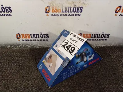 LOTE 249 - 01 NIVEL A LASER PARA LADRILHOS GTL 3 PROFISSIONAL MARCA BOSCH. (NOVO). (NO ESTADO)
