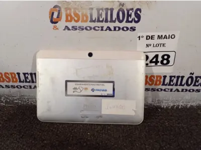 LOTE 248 - 01 TABLET MARCA PHILCO. (NO ESTADO) ATENÇÃO! FAZER A VISITAÇÃO ANTES DE ARREMATAR, NÃO SABEMOS SE FUNCIONA. LEILÃO NÃO TEM GARANTIA E NEM DEVOLUÇÃO, SUJEITO A POSSÍVEIS AVARIAS VISÍVEIS/OCULTAS E/OU AUSÊNCIA DE COMPONENTES.
