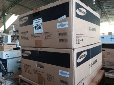 LOTE 158 - 03 GAVETAS PARA PAPEL DA IMPRESSORA SAMSUNG MODELO SCX-S6555A. (NO ESTADO) ATENÇÃO! FAZER A VISITAÇÃO ANTES DE ARREMATAR, NÃO SABEMOS SE FUNCIONA. LEILÃO NÃO TEM GARANTIA E NEM DEVOLUÇÃO, SUJEITO A POSSÍVEIS AVARIAS VISÍVEIS/OCULTAS E/OU AUSÊNCIA DE COMPONENTES.