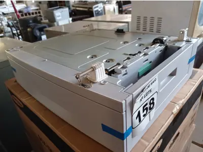 LOTE 158 - 03 GAVETAS PARA PAPEL DA IMPRESSORA SAMSUNG MODELO SCX-S6555A. (NO ESTADO) ATENÇÃO! FAZER A VISITAÇÃO ANTES DE ARREMATAR, NÃO SABEMOS SE FUNCIONA. LEILÃO NÃO TEM GARANTIA E NEM DEVOLUÇÃO, SUJEITO A POSSÍVEIS AVARIAS VISÍVEIS/OCULTAS E/OU AUSÊNCIA DE COMPONENTES.