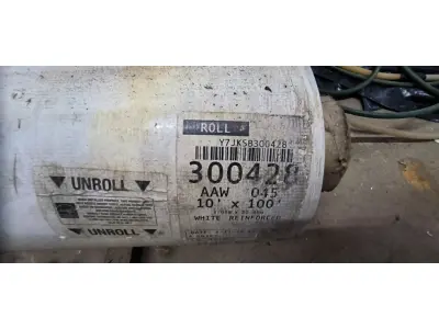 LOTE 122 - 02 ROLOS DE MANTAS REINFORCE MADE USA 3,00M X 10,00MPOLIOLEFINAS TERMOPLASTICA FLEXIVEL (NO ESTADO)