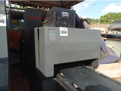 LOTE 359 - 01 MAQUINA GRÁFICA. (NO ESTADO) ATENÇÃO! FAZER A VISITAÇÃO ANTES DE ARREMATAR, NÃO SABEMOS SE FUNCIONA. LEILÃO NÃO TEM GARANTIA E NEM DEVOLUÇÃO, SUJEITO A POSSÍVEIS AVARIAS VISÍVEIS/OCULTAS E/OU AUSÊNCIA DE COMPONENTES.