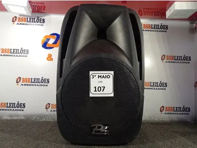 LOTE 107 - 1 CAIXA DE SOM PZPROPASSIVE PROAUDIO PX-12. (NO ESTADO) ATENÇÃO! FAZER A VISITAÇÃO ANTES DE ARREMATAR, NÃO SABEMOS SE FUNCIONA. LEILÃO NÃO TEM GARANTIA E NEM DEVOLUÇÃO, SUJEITO A POSSÍVEIS AVARIAS VISÍVEIS/OCULTAS E/OU AUSÊNCIA DE COMPONENTES.