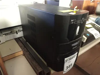 LOTE 349 - 01 NOBREAK MARCA SMS 3000VA.  (NO ESTADO) ATENÇÃO! FAZER A VISITAÇÃO ANTES DE ARREMATAR, NÃO SABEMOS SE FUNCIONA. LEILÃO NÃO TEM GARANTIA E NEM DEVOLUÇÃO, SUJEITO A POSSÍVEIS AVARIAS VISÍVEIS/OCULTAS E/OU AUSÊNCIA DE COMPONENTES.