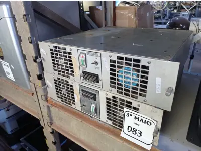 LOTE 083 - 02 MÓDULOS DE NOBREAK. (NO ESTADO) ATENÇÃO! FAZER A VISITAÇÃO ANTES DE ARREMATAR, NÃO SABEMOS SE FUNCIONA. LEILÃO NÃO TEM GARANTIA E NEM DEVOLUÇÃO, SUJEITO A POSSÍVEIS AVARIAS VISÍVEIS/OCULTAS E/OU AUSÊNCIA DE COMPONENTES.