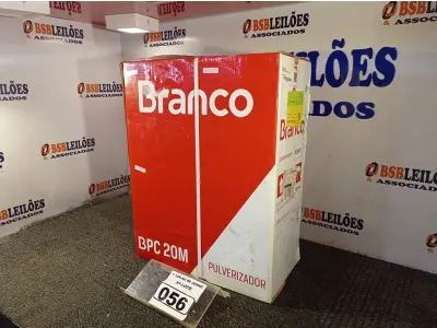 LOTE 056 - 01 PULVERIZADOR COSTAL BPC20 BRANCO. (NOVO) (NO ESTADO) ATENÇÃO! FAZER A VISITAÇÃO ANTES DE ARREMATAR, NÃO SABEMOS SE FUNCIONA. LEILÃO NÃO TEM GARANTIA E NEM DEVOLUÇÃO, SUJEITO A POSSÍVEIS AVARIAS VISÍVEIS/OCULTAS E/OU AUSÊNCIA DE COMPONENTES.