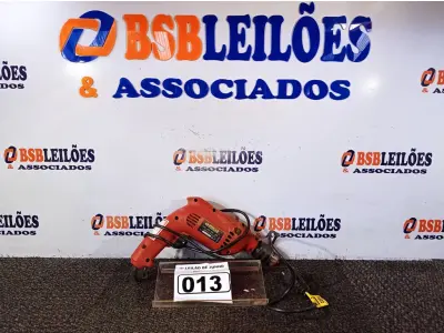 LOTE 013 - 01 PARAFUSADEIRA/FURADEIRA MARCA SCHUZ 220V. (NO ESTADO) ATENÇÃO! FAZER A VISITAÇÃO ANTES DE ARREMATAR, NÃO SABEMOS SE FUNCIONA. LEILÃO NÃO TEM GARANTIA E NEM DEVOLUÇÃO, SUJEITO A POSSÍVEIS AVARIAS VISÍVEIS/OCULTAS E/OU AUSÊNCIA DE COMPONENTES.