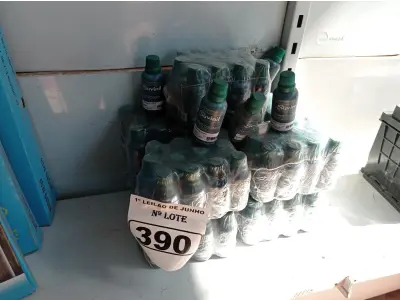 LOTE 390 - 01 LOTE COM GRANDE QUANTIDADE DE CORANTES MARCA SUVINIL.  (NO ESTADO) ATENÇÃO! FAZER A VISITAÇÃO ANTES DE ARREMATAR, NÃO SABEMOS SE FUNCIONA. LEILÃO NÃO TEM GARANTIA E NEM DEVOLUÇÃO, SUJEITO A POSSÍVEIS AVARIAS VISÍVEIS/OCULTAS E/OU AUSÊNCIA DE COMPONENTES.