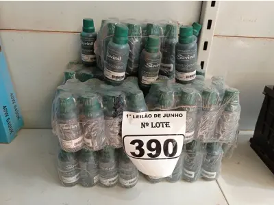LOTE 390 - 01 LOTE COM GRANDE QUANTIDADE DE CORANTES MARCA SUVINIL.  (NO ESTADO) ATENÇÃO! FAZER A VISITAÇÃO ANTES DE ARREMATAR, NÃO SABEMOS SE FUNCIONA. LEILÃO NÃO TEM GARANTIA E NEM DEVOLUÇÃO, SUJEITO A POSSÍVEIS AVARIAS VISÍVEIS/OCULTAS E/OU AUSÊNCIA DE COMPONENTES.