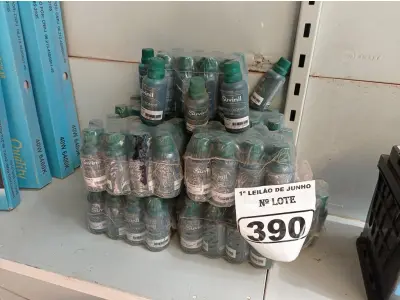 LOTE 390 - 01 LOTE COM GRANDE QUANTIDADE DE CORANTES MARCA SUVINIL.  (NO ESTADO) ATENÇÃO! FAZER A VISITAÇÃO ANTES DE ARREMATAR, NÃO SABEMOS SE FUNCIONA. LEILÃO NÃO TEM GARANTIA E NEM DEVOLUÇÃO, SUJEITO A POSSÍVEIS AVARIAS VISÍVEIS/OCULTAS E/OU AUSÊNCIA DE COMPONENTES.