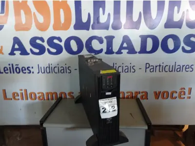 LOTE 212 - 01 NOBREAK MARCA APC SMART-UP RT 3000. (NO ESTADO) ATENÇÃO! FAZER A VISITAÇÃO ANTES DE ARREMATAR, NÃO SABEMOS SE FUNCIONA. LEILÃO NÃO TEM GARANTIA E NEM DEVOLUÇÃO, SUJEITO A POSSÍVEIS AVARIAS VISÍVEIS/OCULTAS E/OU AUSÊNCIA DE COMPONENTES.
