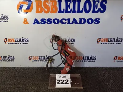 LOTE 222 - 01 PARAFUSADEIRA/FURADEIRA MARCA SCHUZ 220V. (NO ESTADO) ATENÇÃO! FAZER A VISITAÇÃO ANTES DE ARREMATAR, NÃO SABEMOS SE FUNCIONA. LEILÃO NÃO TEM GARANTIA E NEM DEVOLUÇÃO, SUJEITO A POSSÍVEIS AVARIAS VISÍVEIS/OCULTAS E/OU AUSÊNCIA DE COMPONENTES.