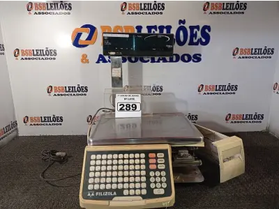LOTE 289 - 01 BALANÇA COM CAPACIDADE MÁXIMA DE 15 KG MARCA FILIZOLA. (NO ESTADO) ATENÇÃO! FAZER A VISITAÇÃO ANTES DE ARREMATAR, NÃO SABEMOS SE FUNCIONA. LEILÃO NÃO TEM GARANTIA E NEM DEVOLUÇÃO, SUJEITO A POSSÍVEIS AVARIAS VISÍVEIS/OCULTAS E/OU AUSÊNCIA DE COMPONENTES.