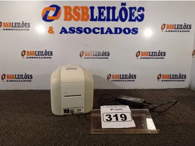 LOTE 319 - 01 IMPRESSORA PARA CARTÃO COM FONTE COM AVARIAS. (NO ESTADO) ATENÇÃO! FAZER A VISITAÇÃO ANTES DE ARREMATAR, NÃO SABEMOS SE FUNCIONA. LEILÃO NÃO TEM GARANTIA E NEM DEVOLUÇÃO, SUJEITO A POSSÍVEIS AVARIAS VISÍVEIS/OCULTAS E/OU AUSÊNCIA DE COMPONENTES.