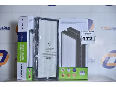 LOTE 172 - 02 CAIXAS COM 02 FILTROS CADA PARA AR-CONDICIONADO COMPATIBLE WITH MA-40. (FILTERS 2 PACKS. (NO ESTADO)0000021
